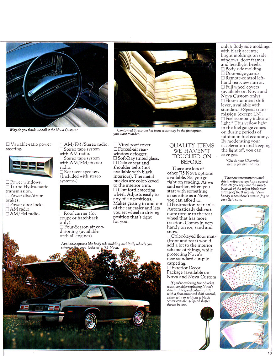 1975 Chevrolet Nova Brochure Page 5